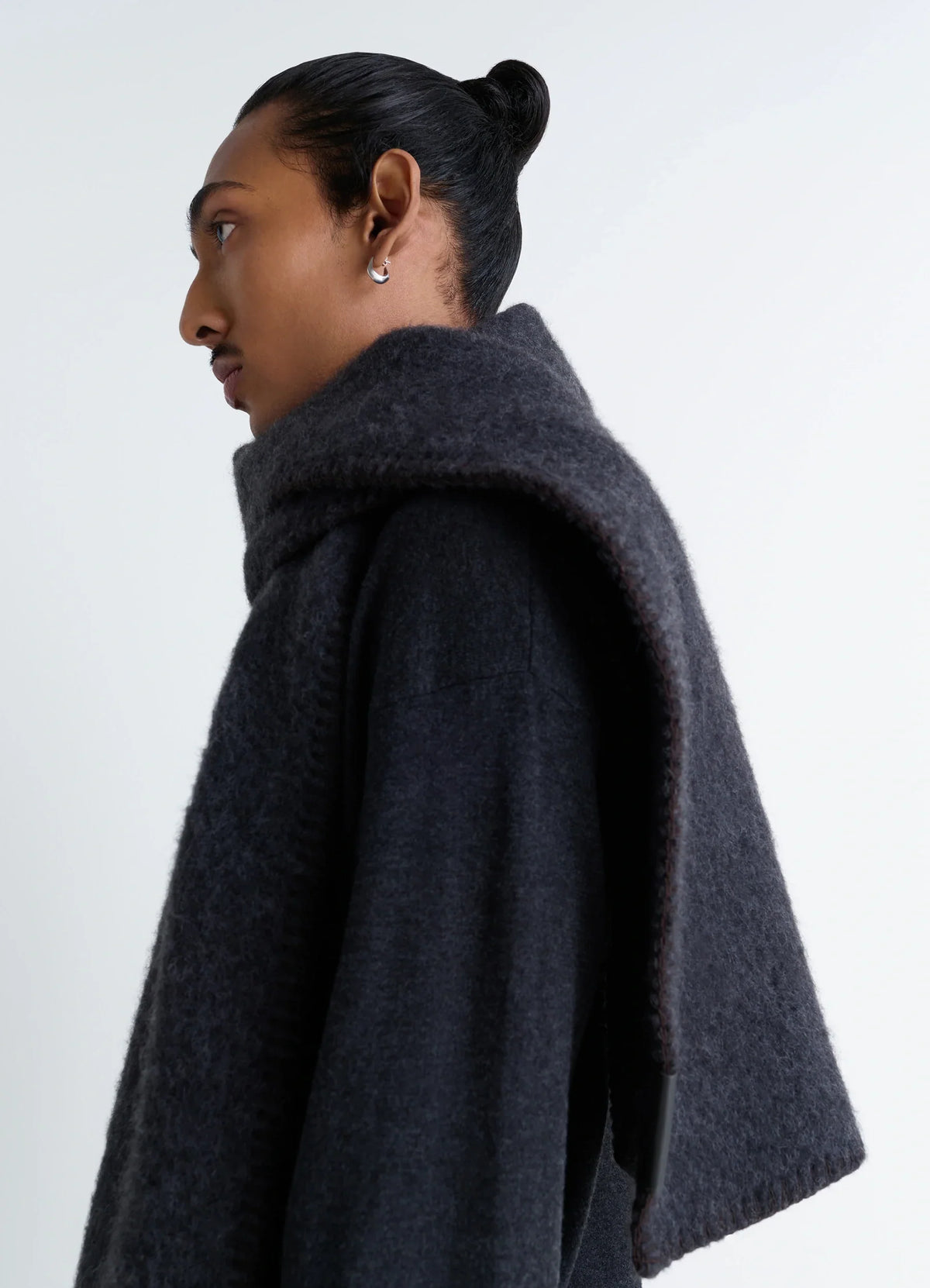 COCOTTE FLUFFY SCARF IN ALPACA BLEND