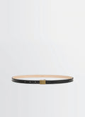 CLIP BELT 15MM IN VEGETABLE LEATHER