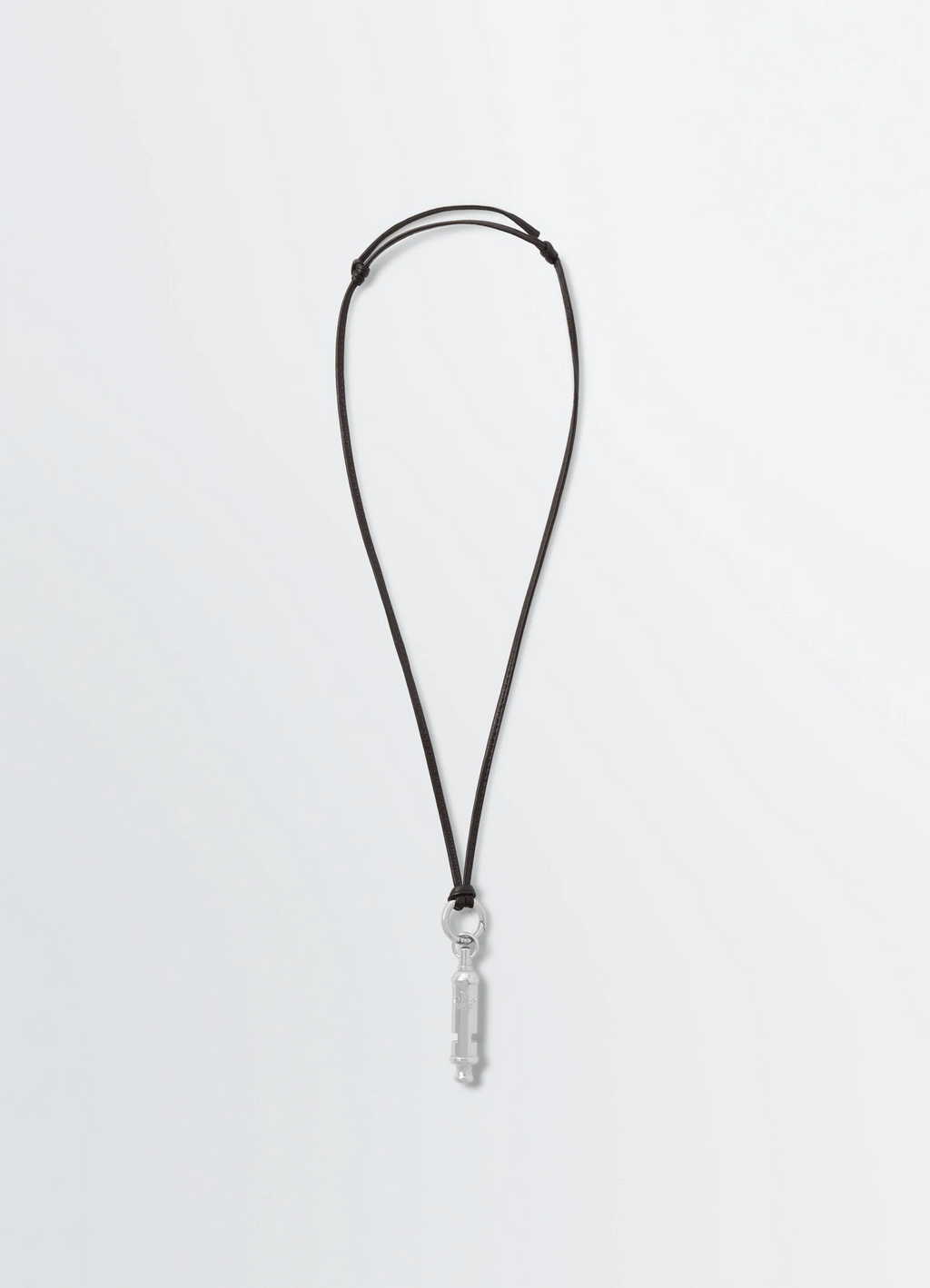 COLLIER SIFFLET ACME EN LAITON ARGENTÉ
