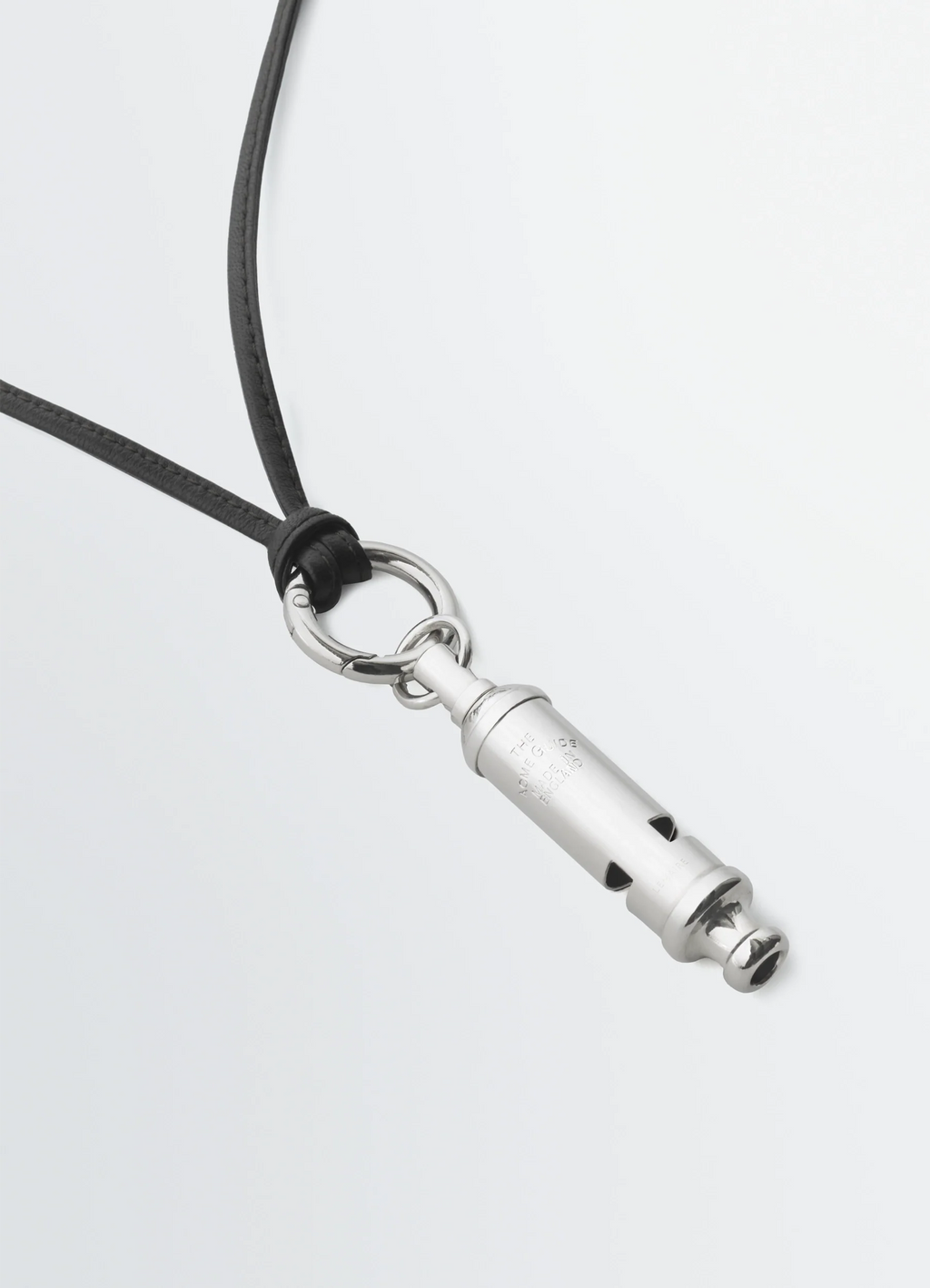 COLLIER SIFFLET ACME EN LAITON ARGENTÉ