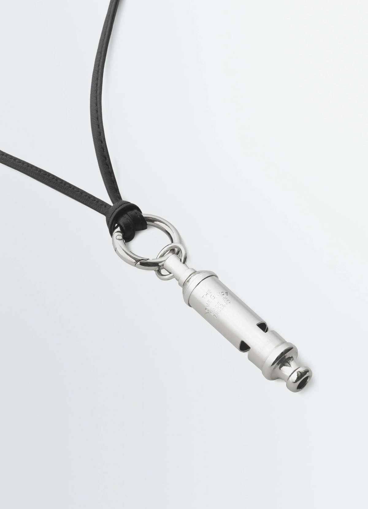 ACME WHISTLE NECKLACE IN SLIVER BRASS
