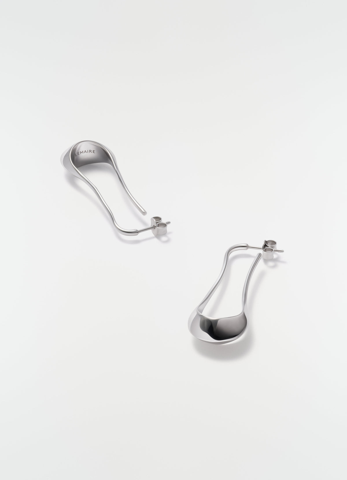 PETITES BOUCLES D'OREILLES PENDANTES EN ARGENT RHODIÉ