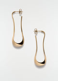 SHORT DROP EARRINGS IN GOLD-PLATED STERLING SILVER