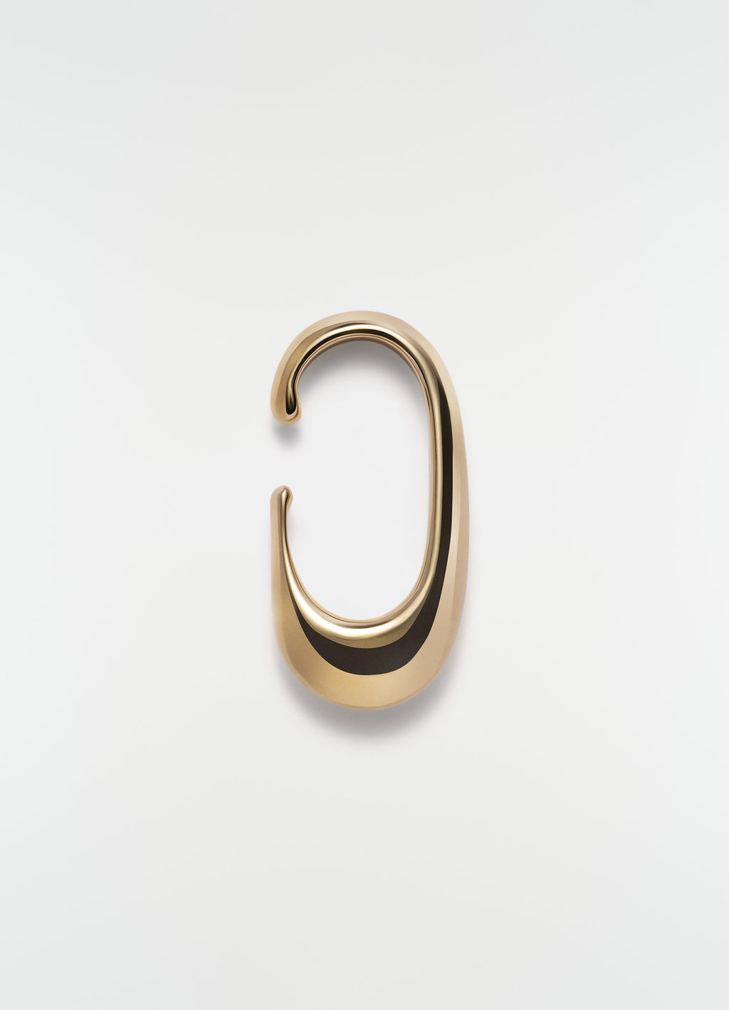 LONG DROP EARCUFF IN GOLD-PLATED STERLING SILVER