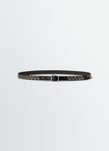 RIO STUDS BELT 20 MM IN VEGETABLE LEATHER