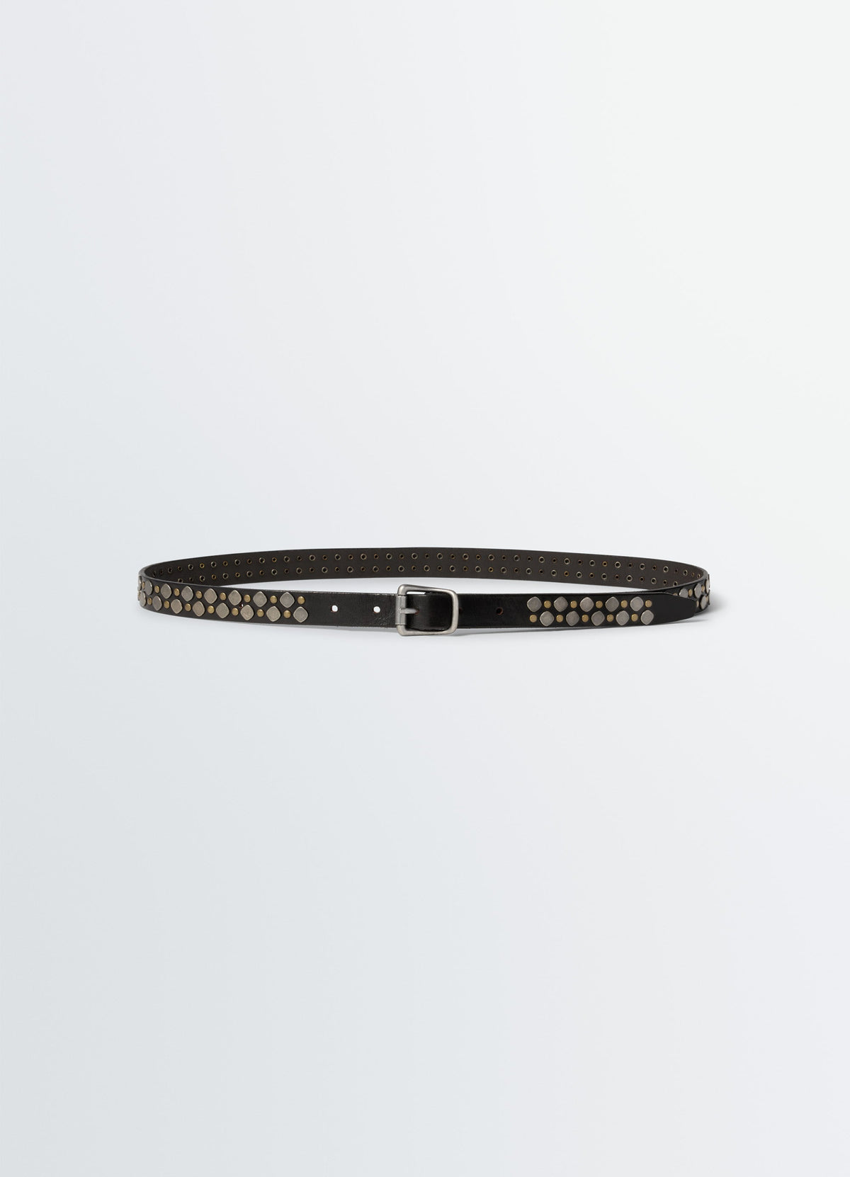 CEINTURE RIO À CLOUS 20 MM EN CUIR VÉGÉTAL