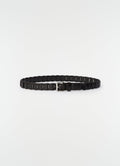 CEINTURE À MAILLONS 30 MM EN CUIR VÉGÉTAL