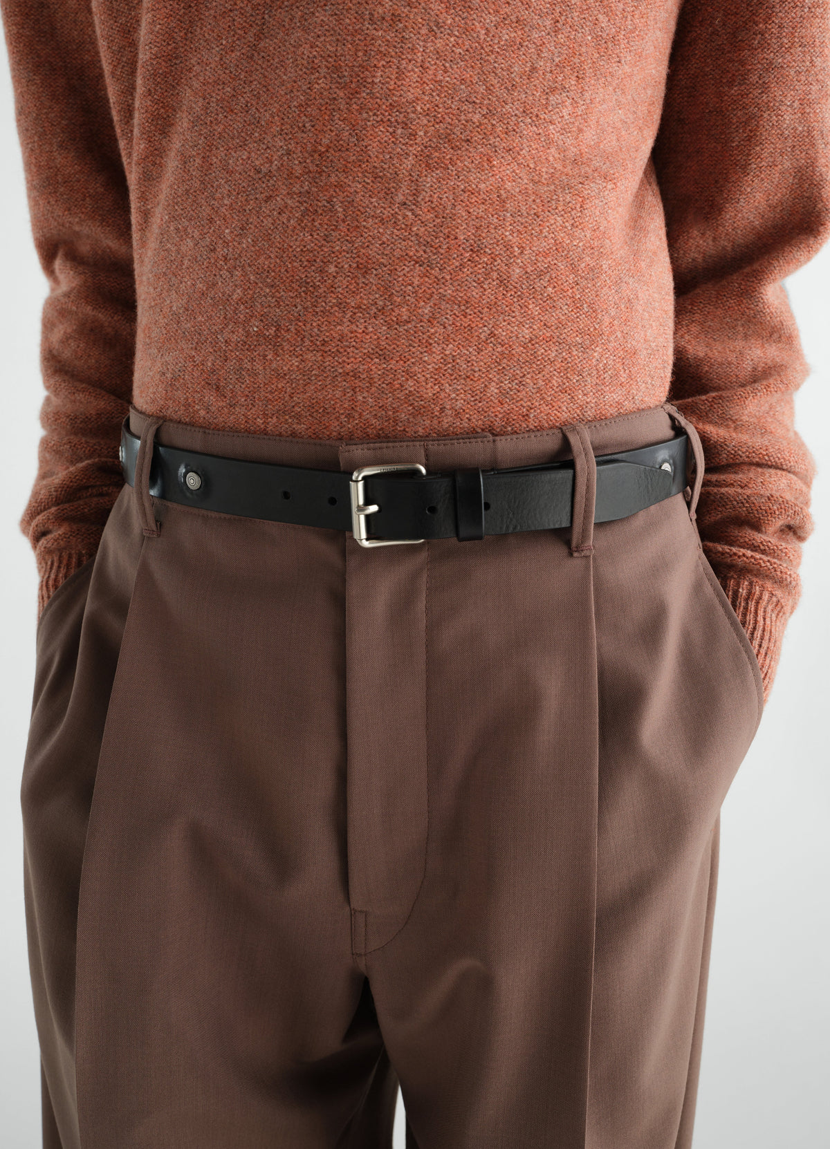 MARGUERITE BELT 30MM IN VEGETABLE LEATHER