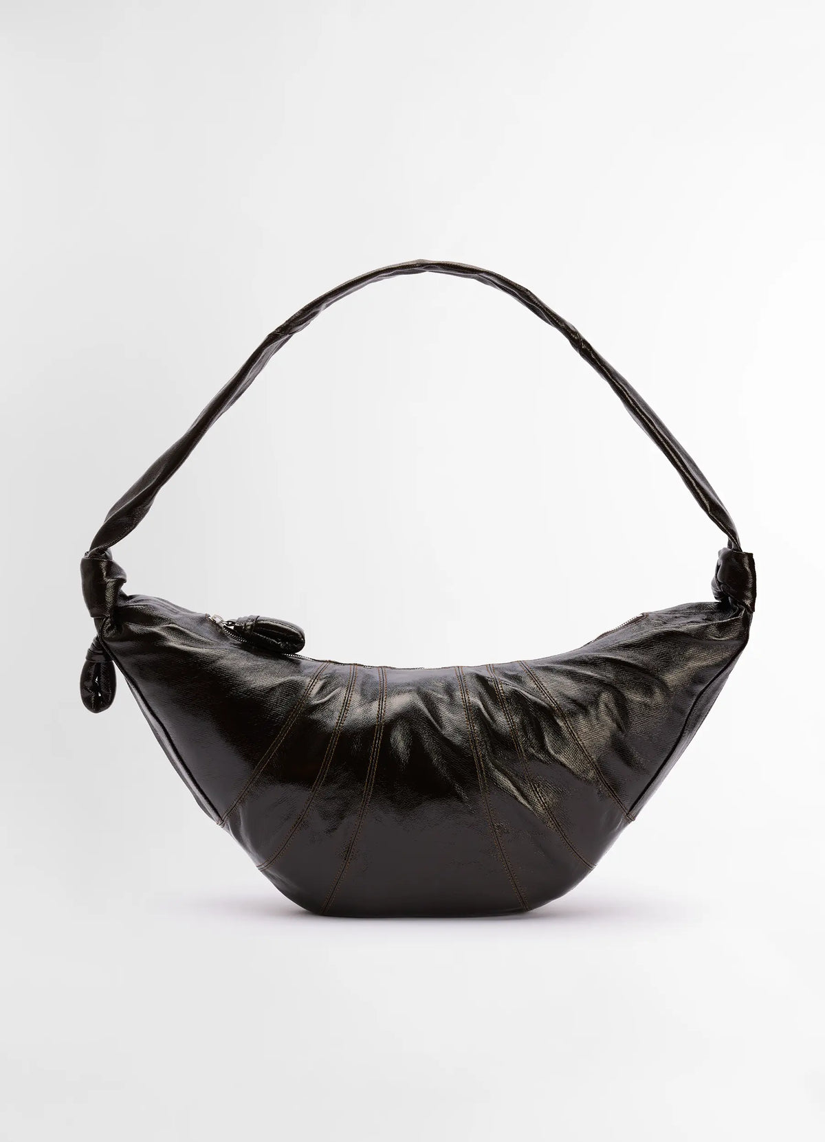 GRAND SAC CROISSANT EN COTON ENDUIT