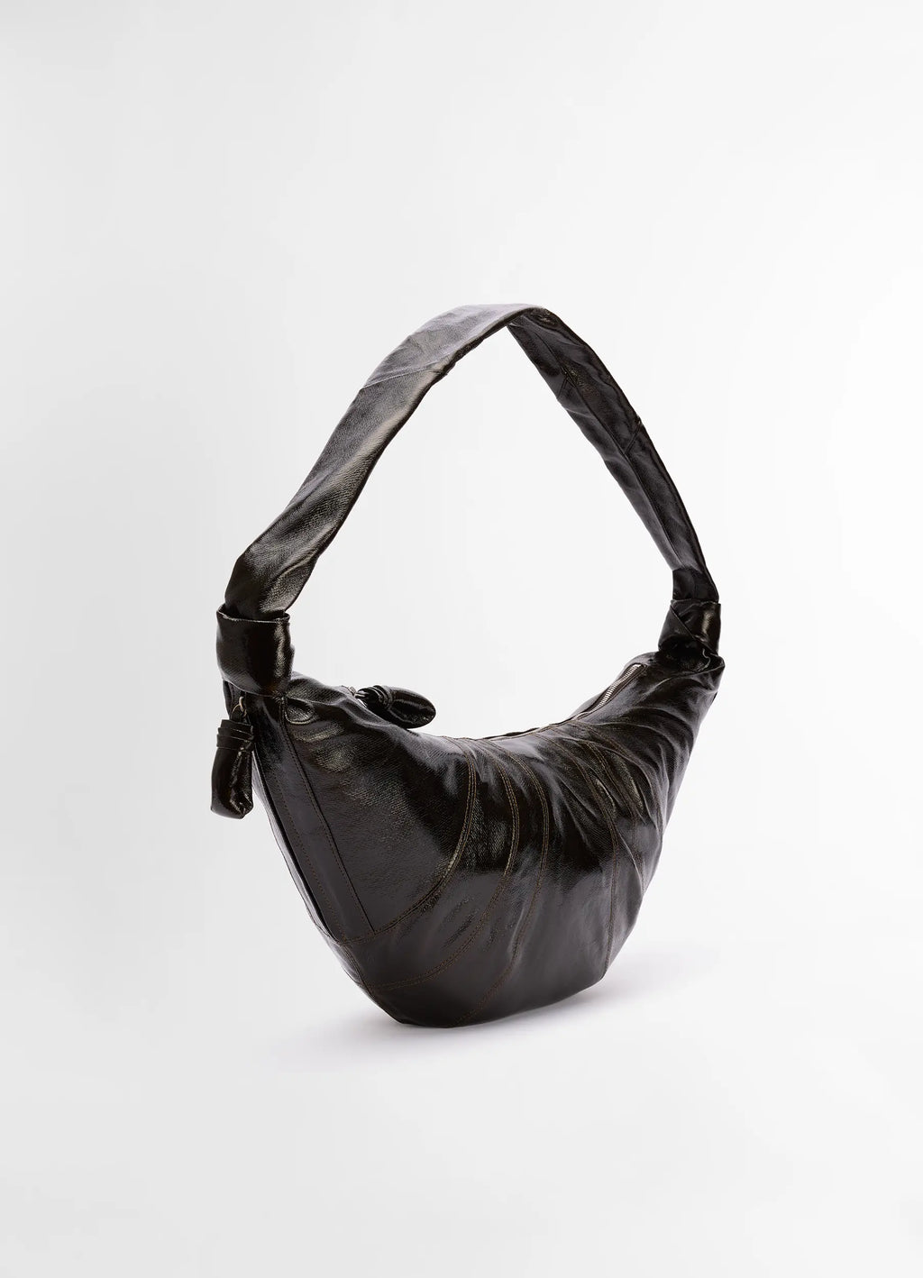 GRAND SAC CROISSANT EN COTON ENDUIT