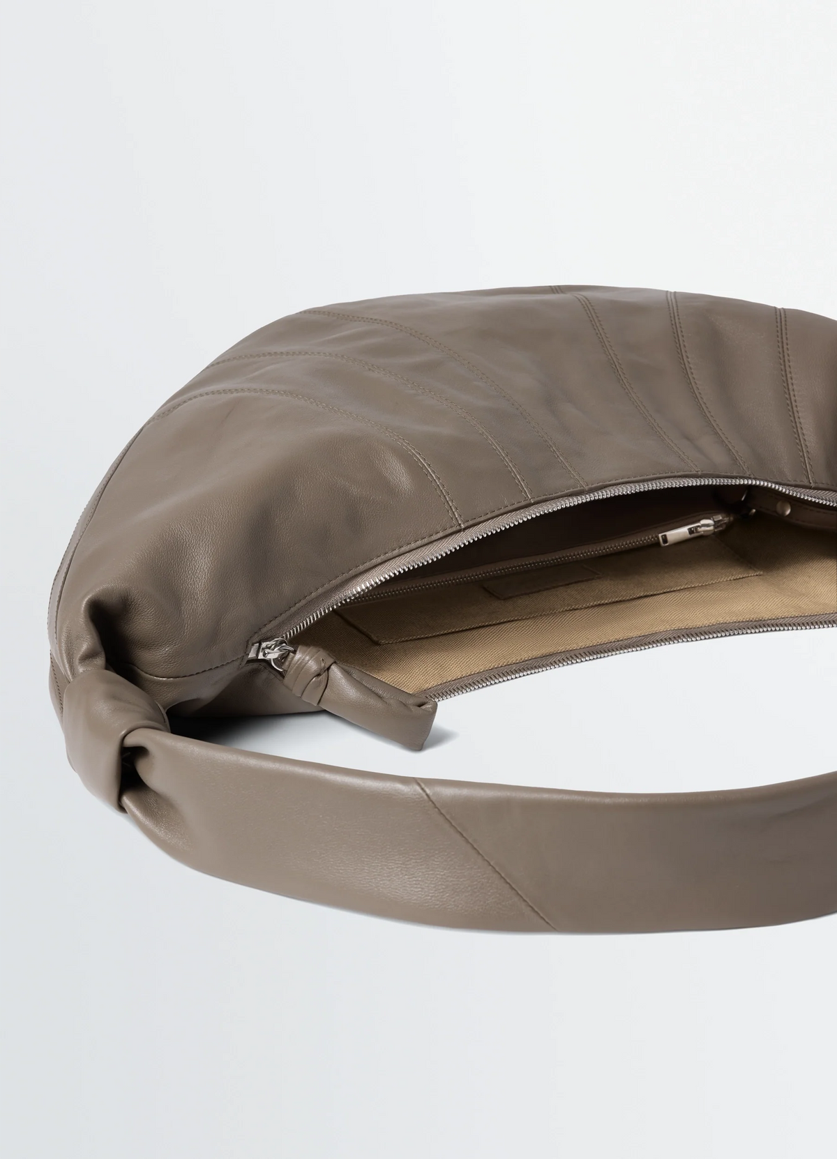 LARGE CROISSANT BAG IN SOFT NAPPA LEATHER