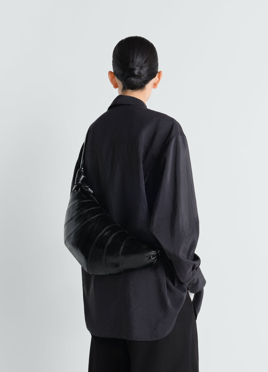SAC CROISSANT MOYEN EN COTON ENDUIT