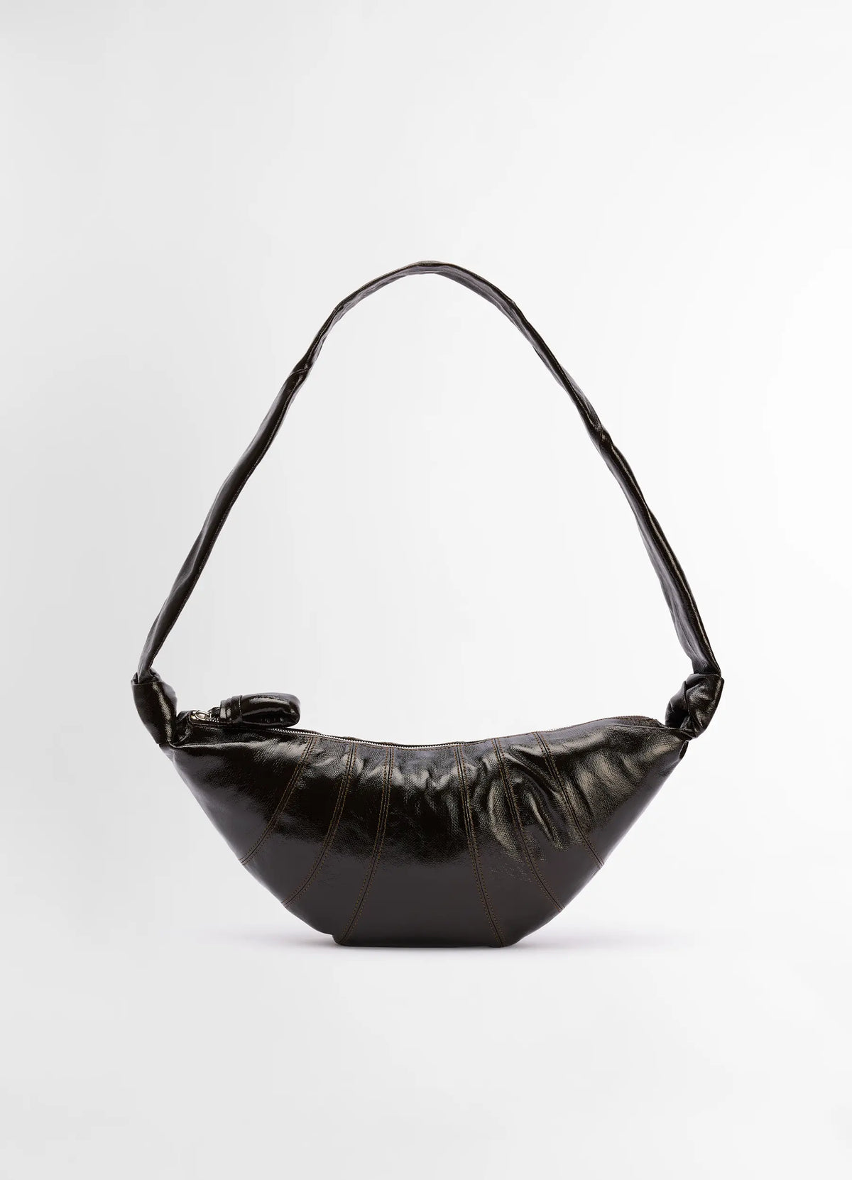 MEDIUM CROISSANT BAG IN COATED COTTON