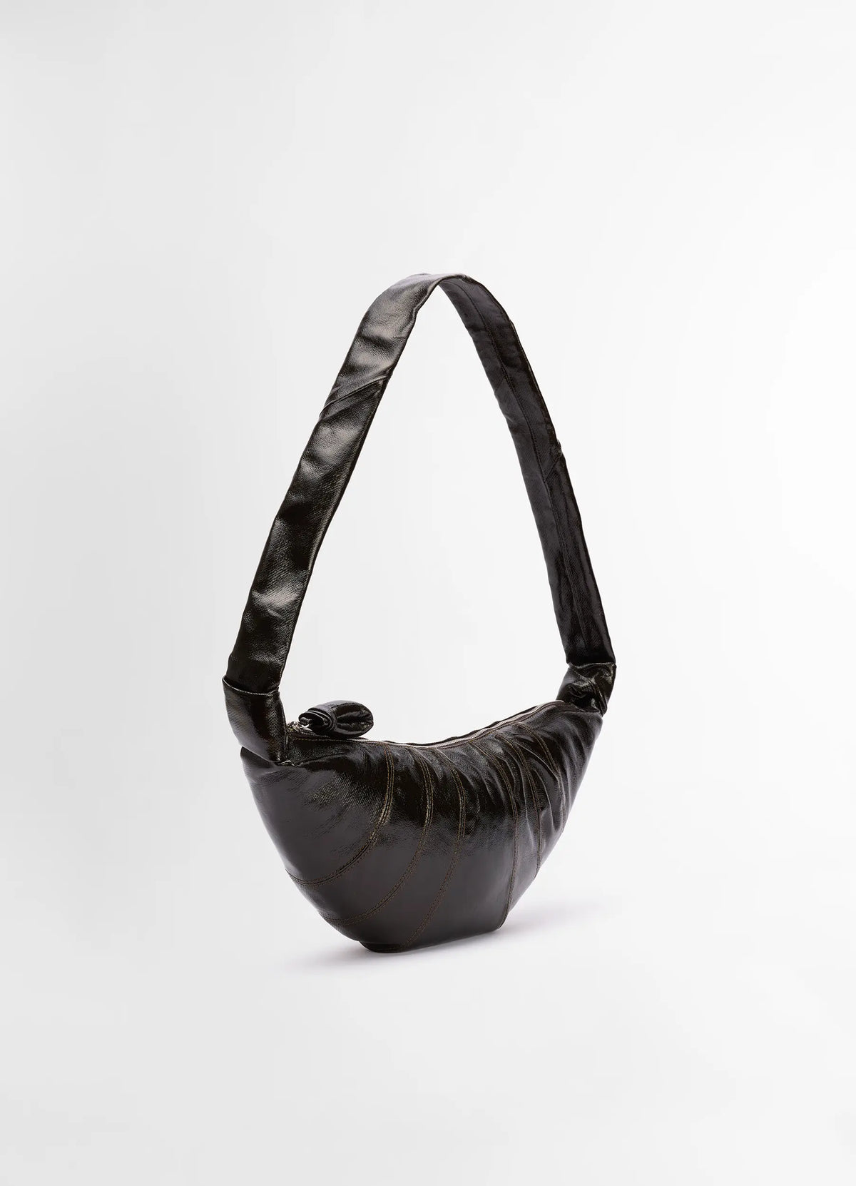 MEDIUM CROISSANT BAG IN COATED COTTON