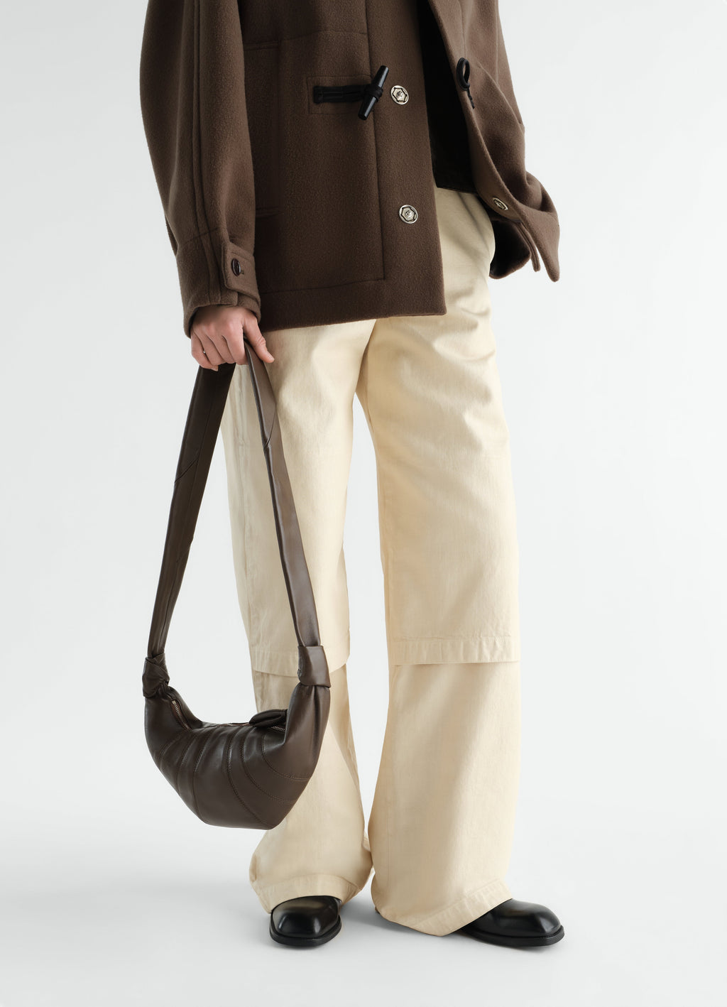 SMALL CROISSANT BAG IN SOFT NAPPA LEATHER