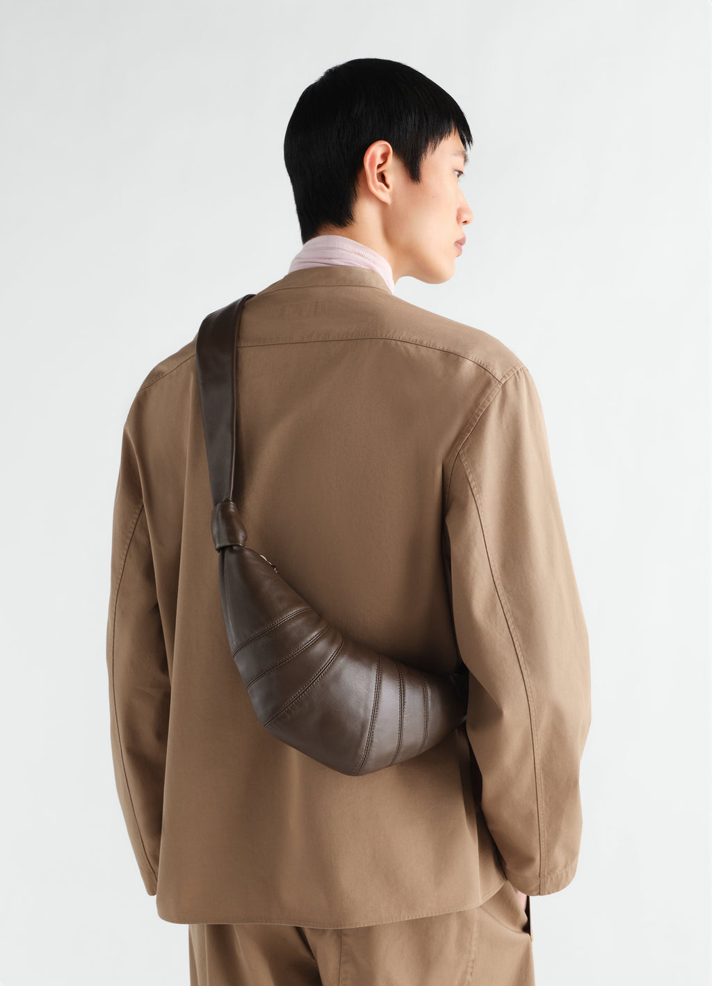 SMALL CROISSANT BAG IN SOFT NAPPA LEATHER