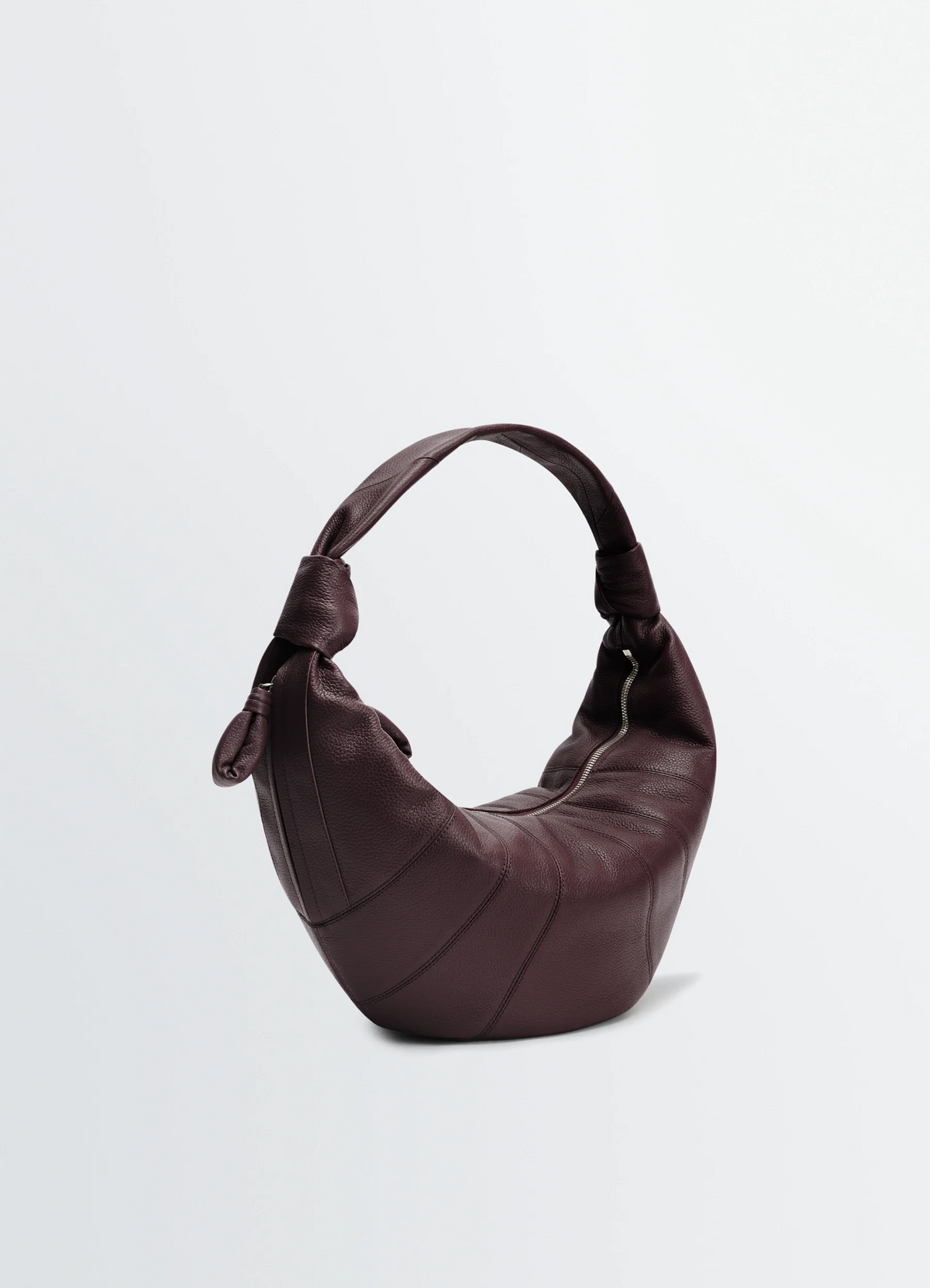 SAC CROISSANT FORTUNE EN CUIR GRAINÉ SOUPLE
