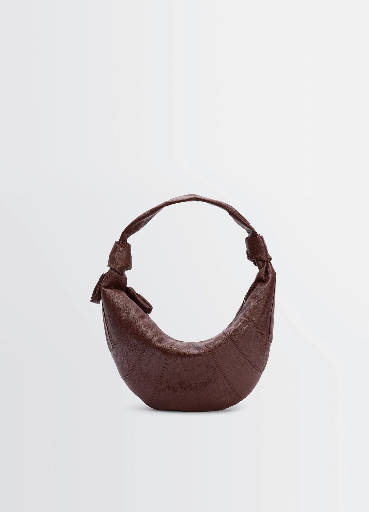 SAC CROISSANT FORTUNE EN CUIR GRAINÉ SOUPLE