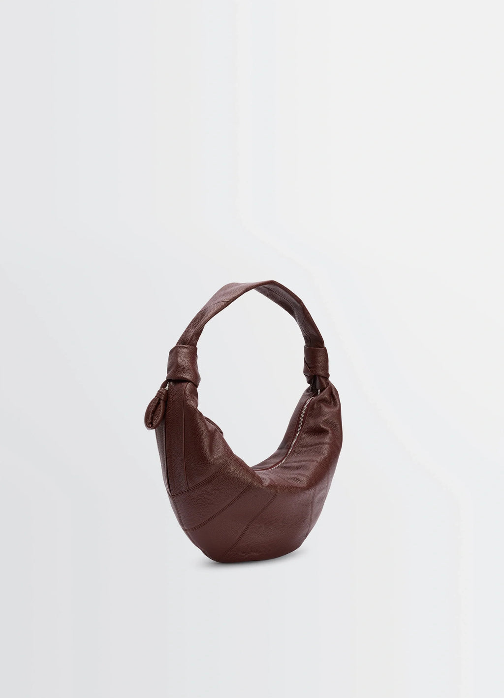 SAC CROISSANT FORTUNE EN CUIR GRAINÉ SOUPLE