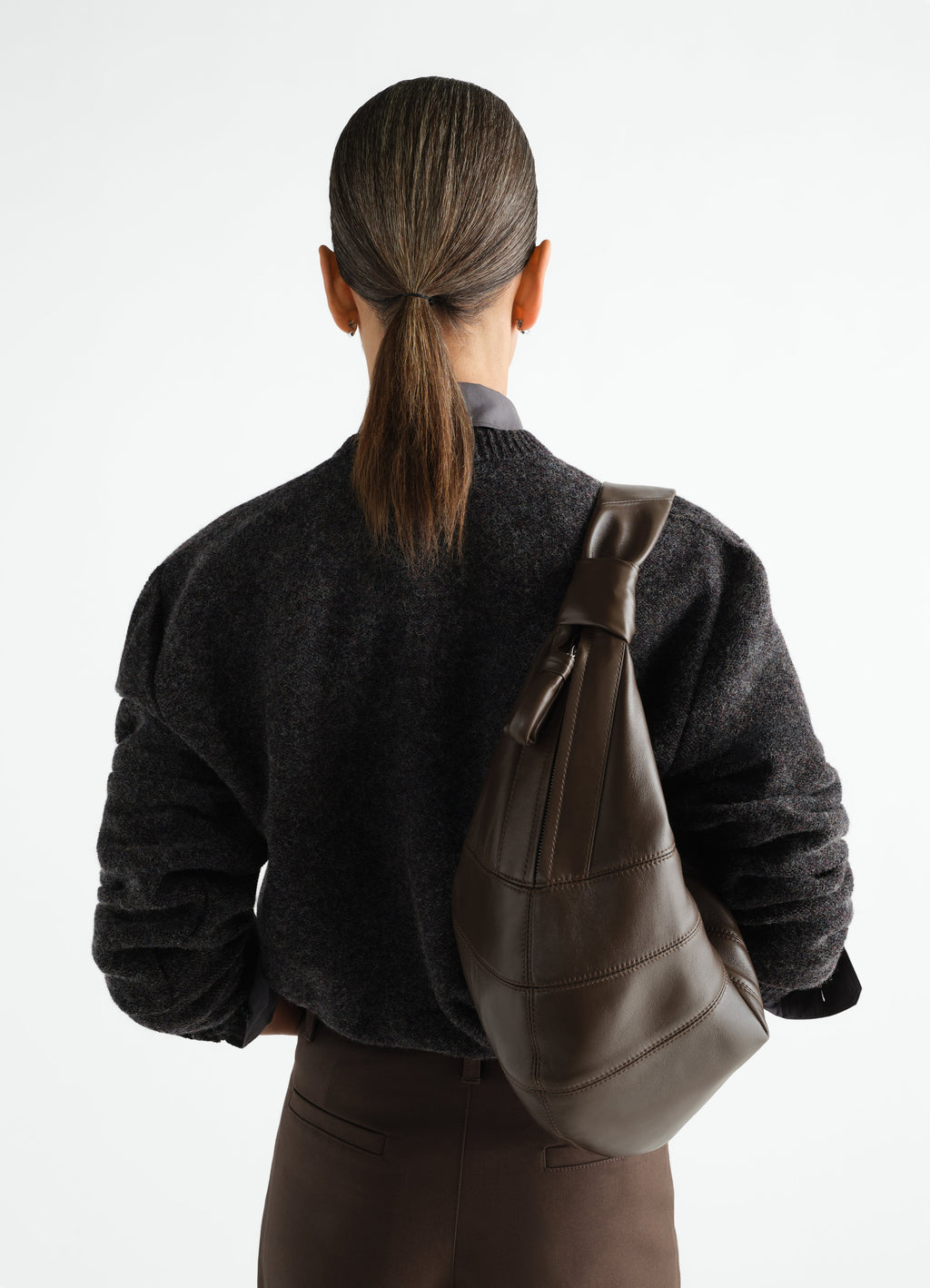 SAC CROISSANT FORTUNE EN CUIR NAPPA SOUPLE
