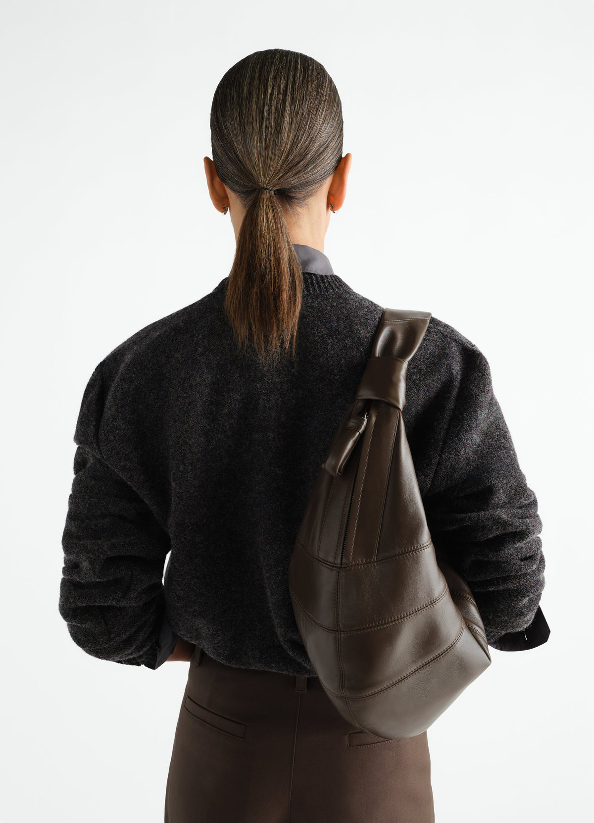 SAC CROISSANT FORTUNE EN CUIR NAPPA SOUPLE