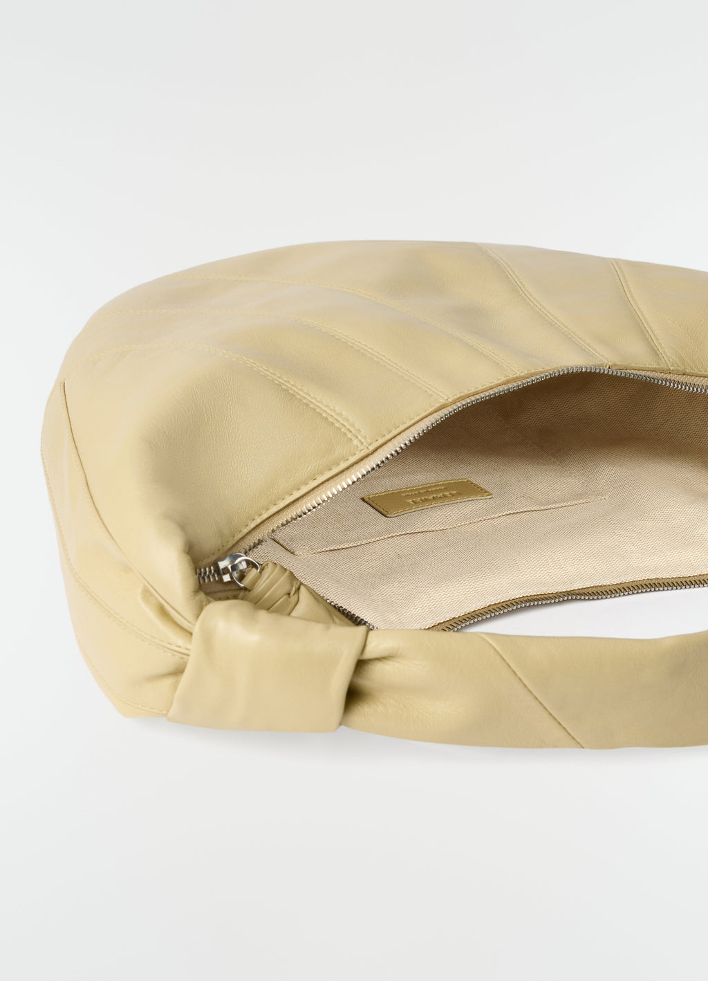 SAC CROISSANT FORTUNE EN CUIR NAPA SOUPLE