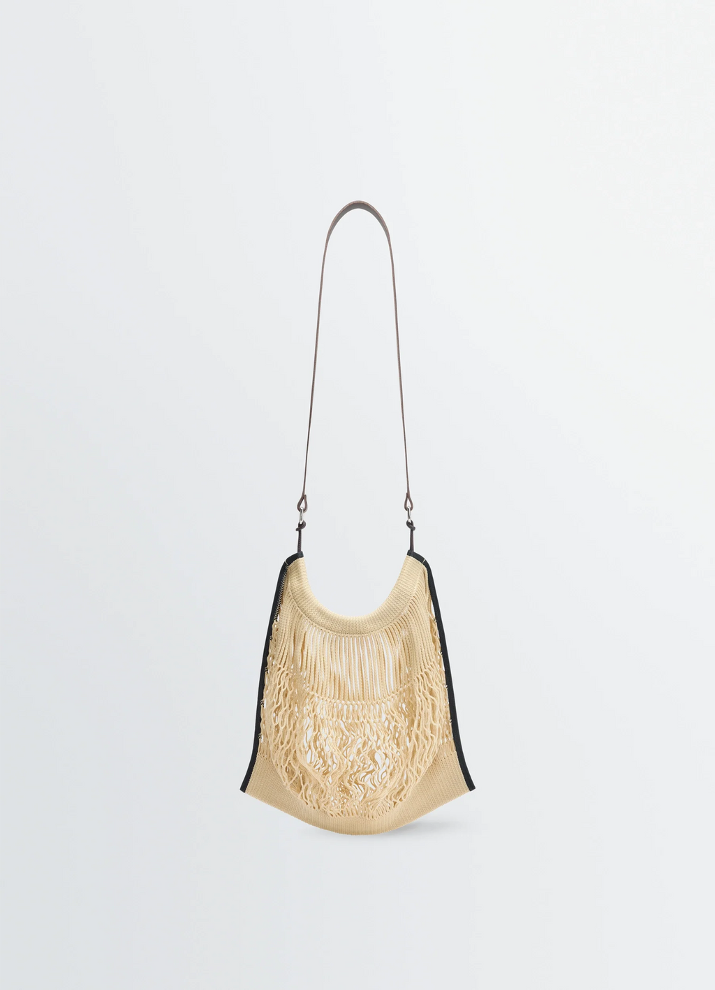 GRAND SAC SHOPPING FILT EN FILET DE NYLON À PORTER CROISÉ