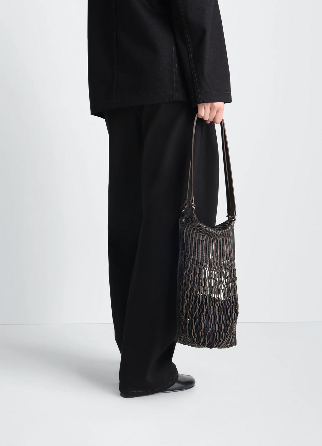 MEDIUM FILT NET SHOPPING BAG IN NYLON NET