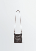 MINI CROSSBODY FILT NET BAG IN NYLON NET
