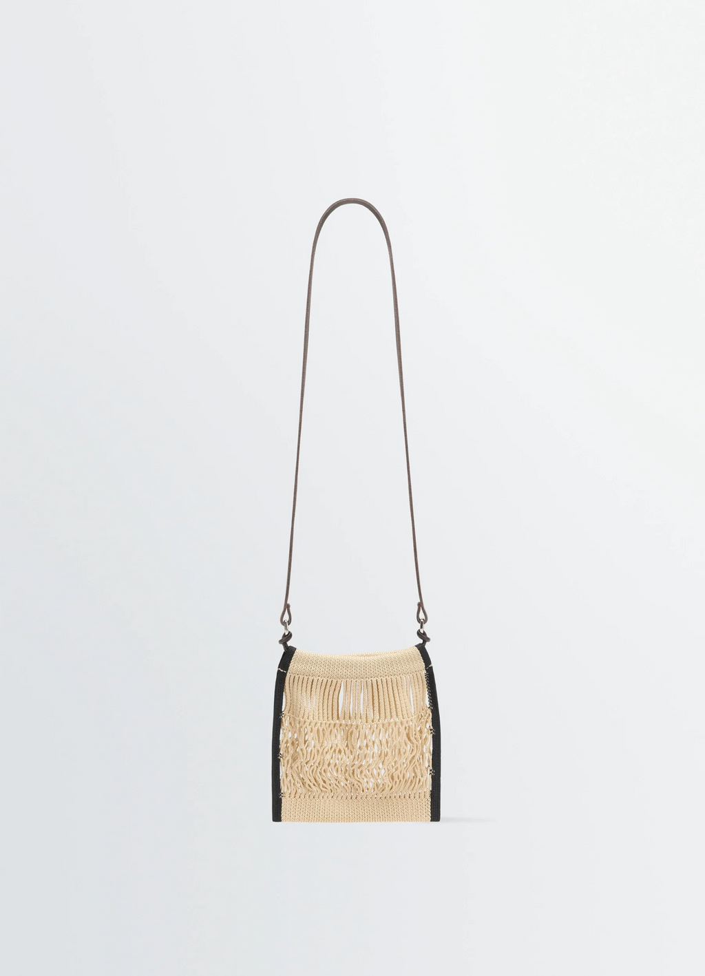 MINI CROSSBODY FILT NET BAG IN NYLON NET