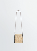 MINI CROSSBODY FILT NET BAG IN NYLON NET