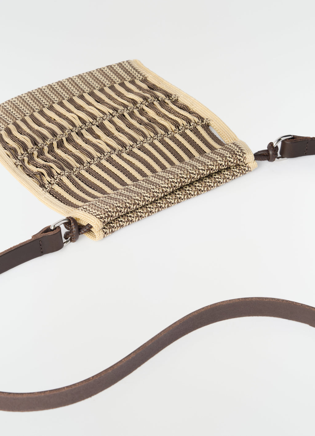 MINI CROSSBODY FILT NET BAG IN NYLON NET