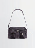 WEEK-END GEAR BAG IN GLOSSY VEGETABLE LEATHER