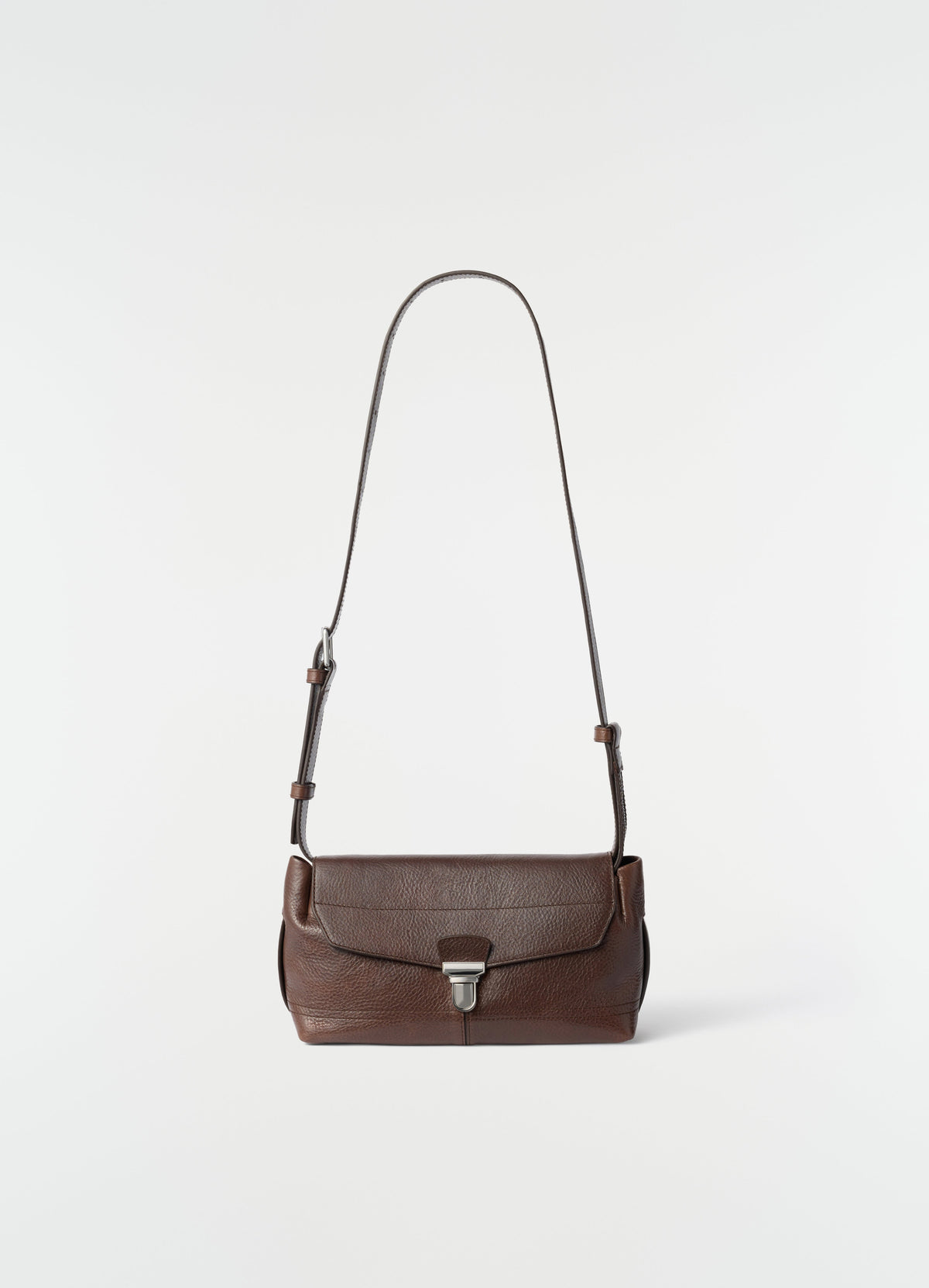 SMALL GEAR BAG IN GLOSSY VEGETABLE LEATHER