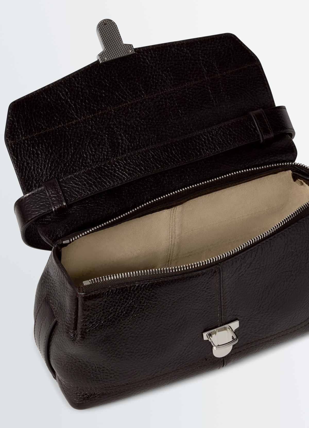 PETIT SAC À ÉQUIPEMENT EN CUIR VÉGÉTAL BRILLANT