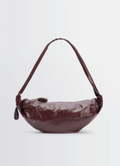 SAC CROISSANT MOYEN SOUPLE EN CUIR PAPIER