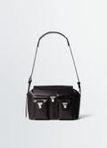 SAC DE VOYAGE MOYEN EN CUIR VÉGÉTAL BRILLANT