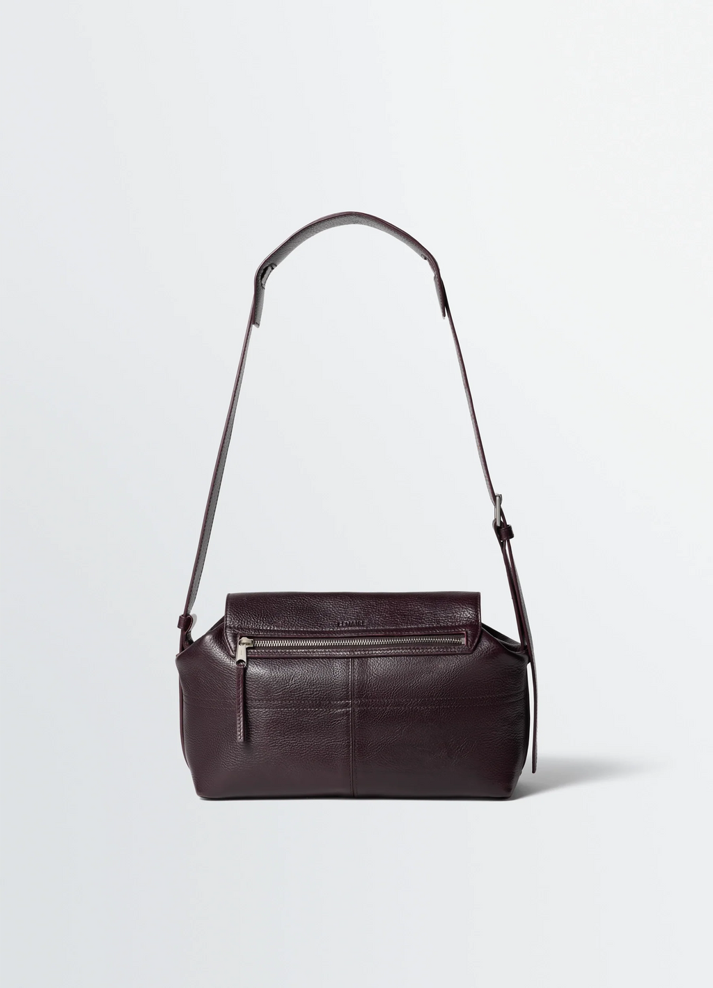 SAC DE VOYAGE MOYEN EN CUIR VÉGÉTAL BRILLANT