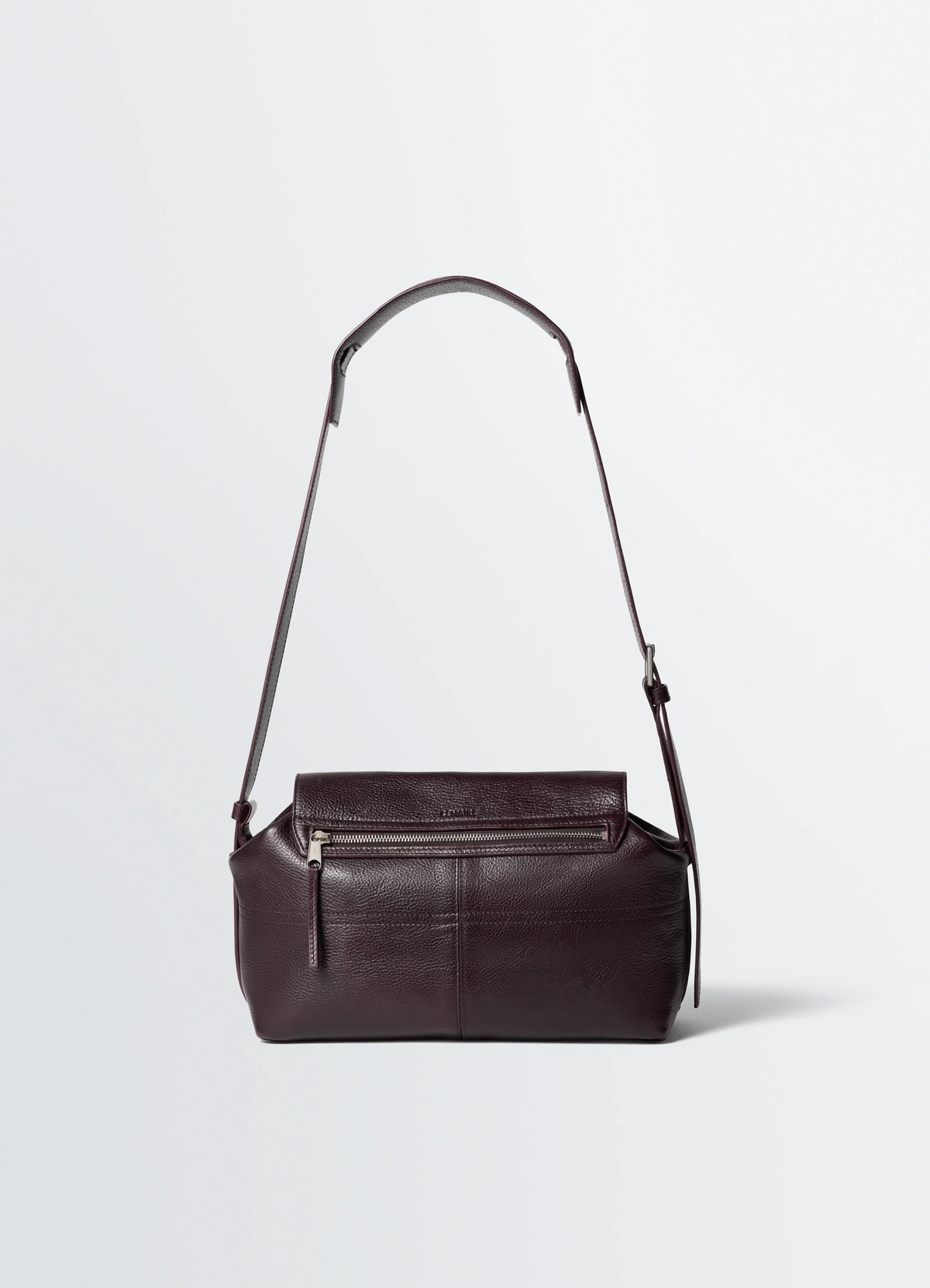 SAC DE VOYAGE MOYEN EN CUIR VÉGÉTAL BRILLANT