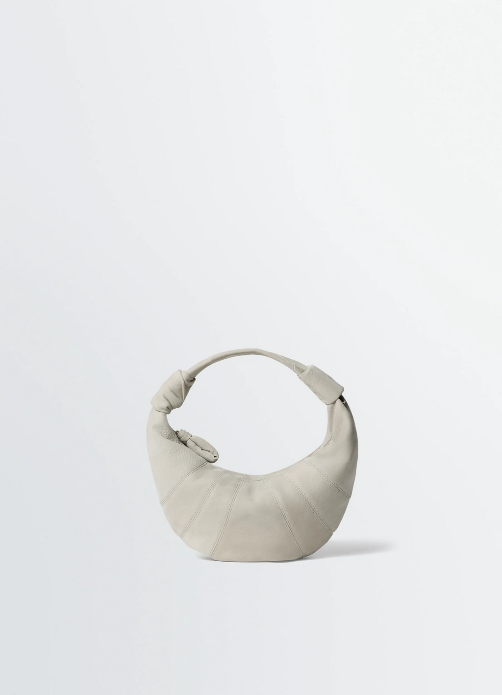 MINI SAC CROISSANT FORTUNE EN NUBUCK D'ALPAGA