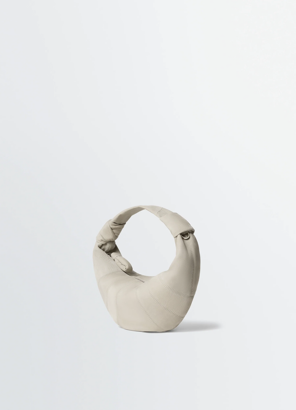 MINI SAC CROISSANT FORTUNE EN NUBUCK D'ALPAGA