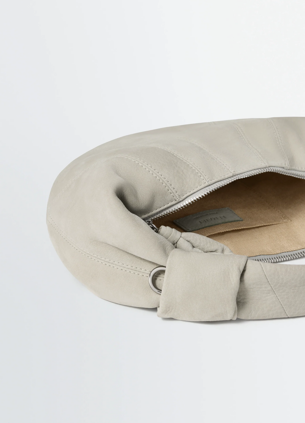 MINI SAC CROISSANT FORTUNE EN NUBUCK D'ALPAGA