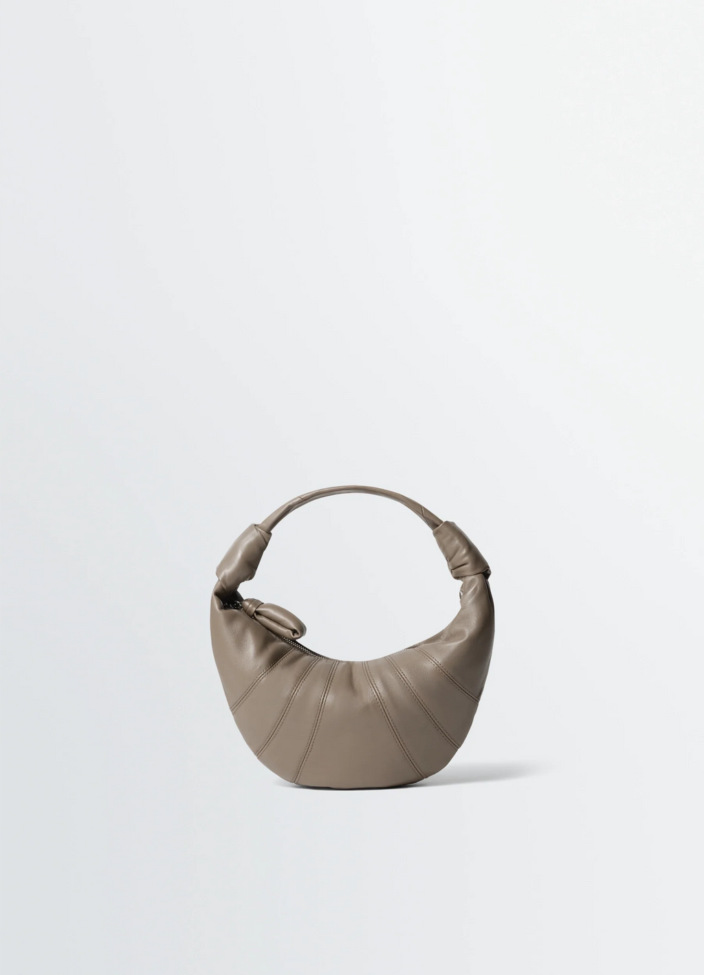MINI SAC CROISSANT FORTUNE EN CUIR NAPA SOUPLE