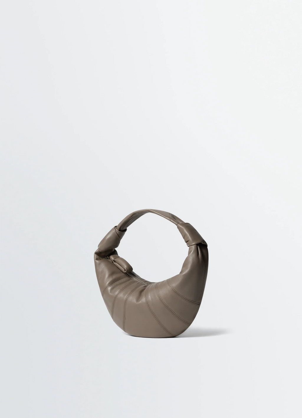 MINI SAC CROISSANT FORTUNE EN CUIR NAPA SOUPLE