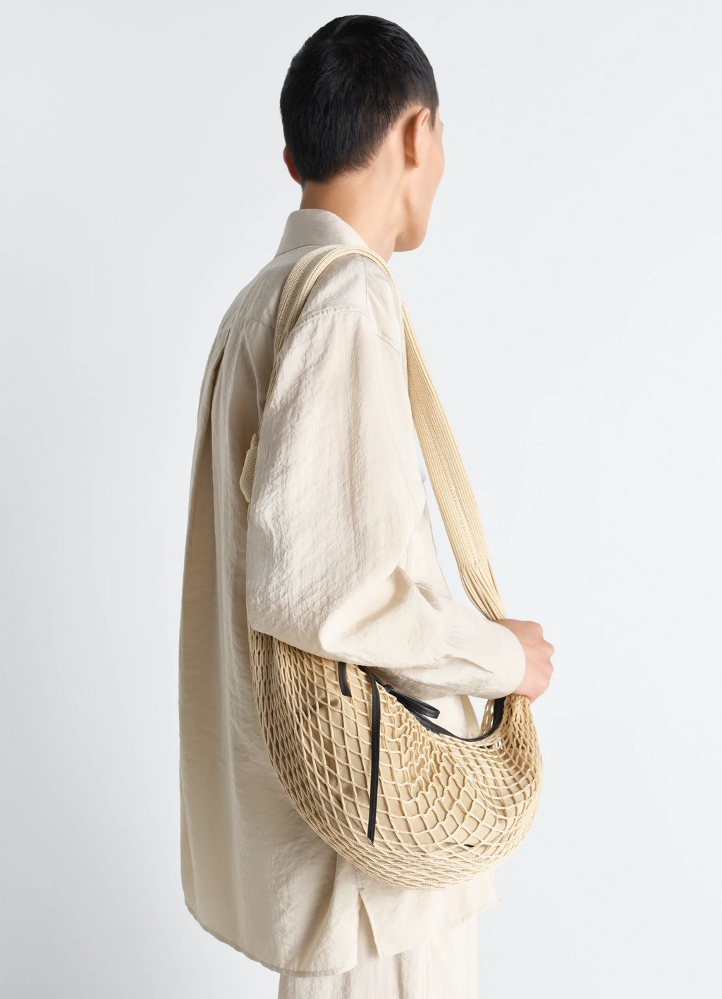 SAC FILET CROISSANT EN POLYESTER