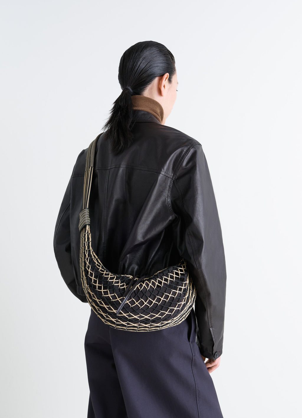 SAC FILET CROISSANT EN POLYESTER