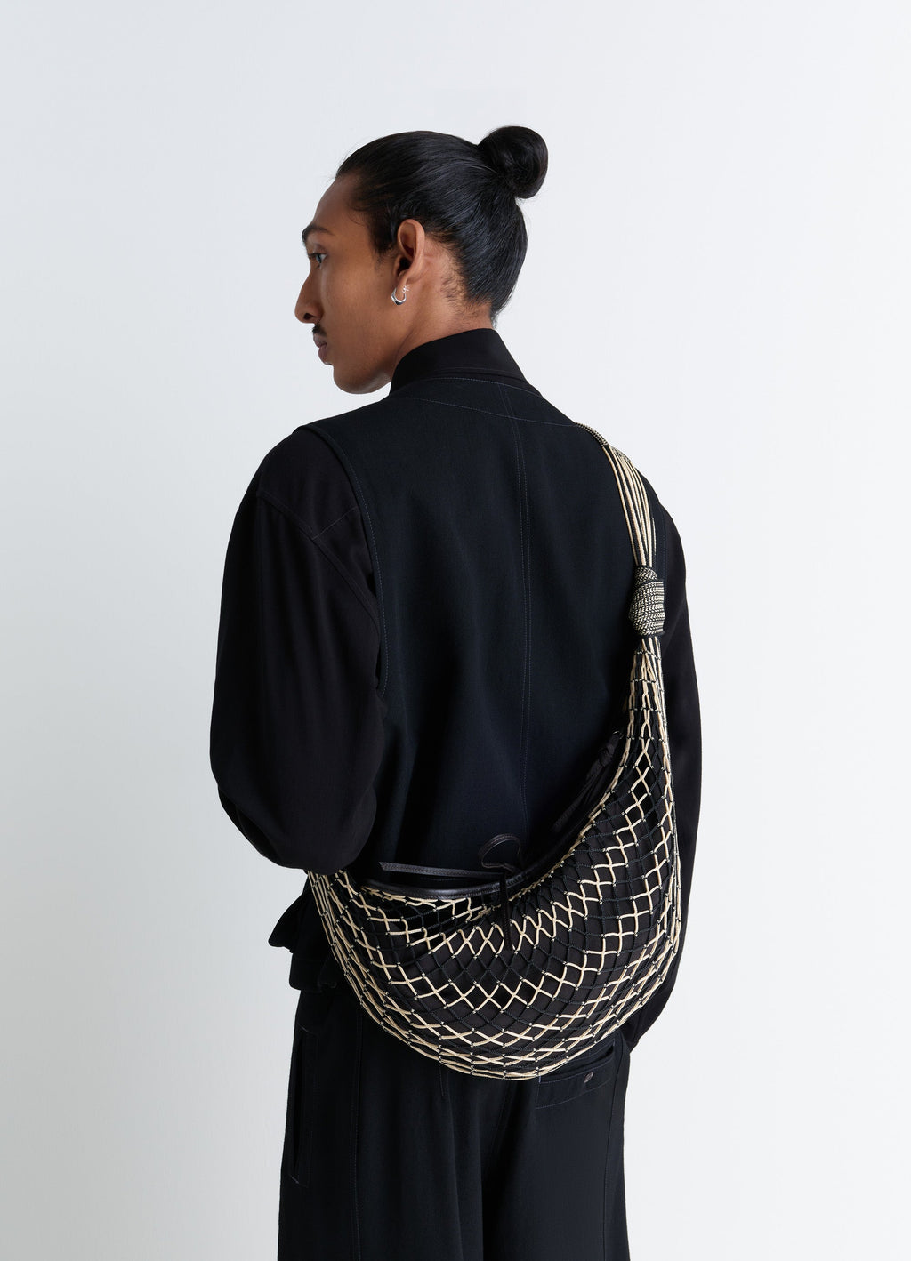 SAC FILET CROISSANT EN POLYESTER