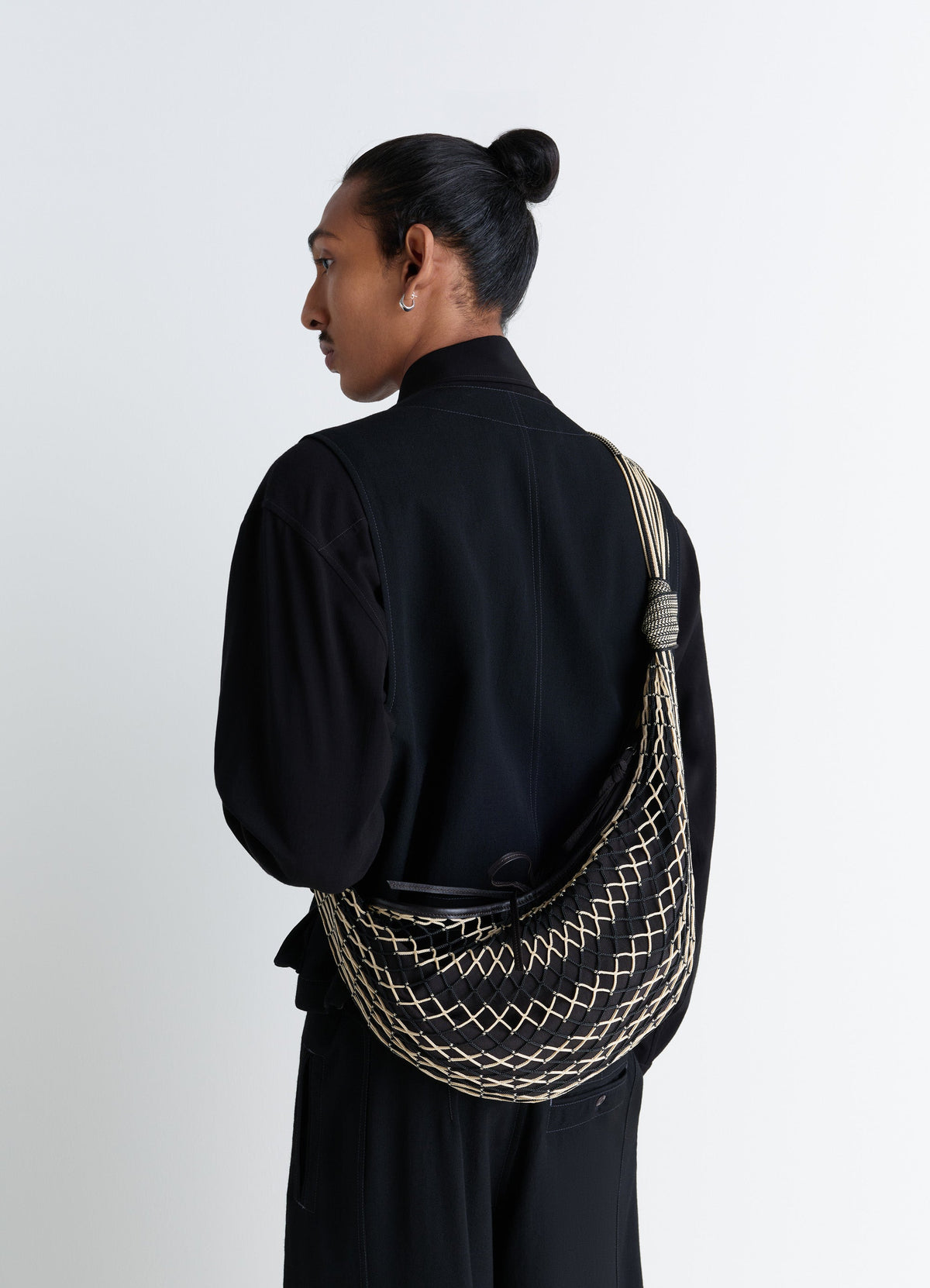 SAC FILET CROISSANT EN POLYESTER