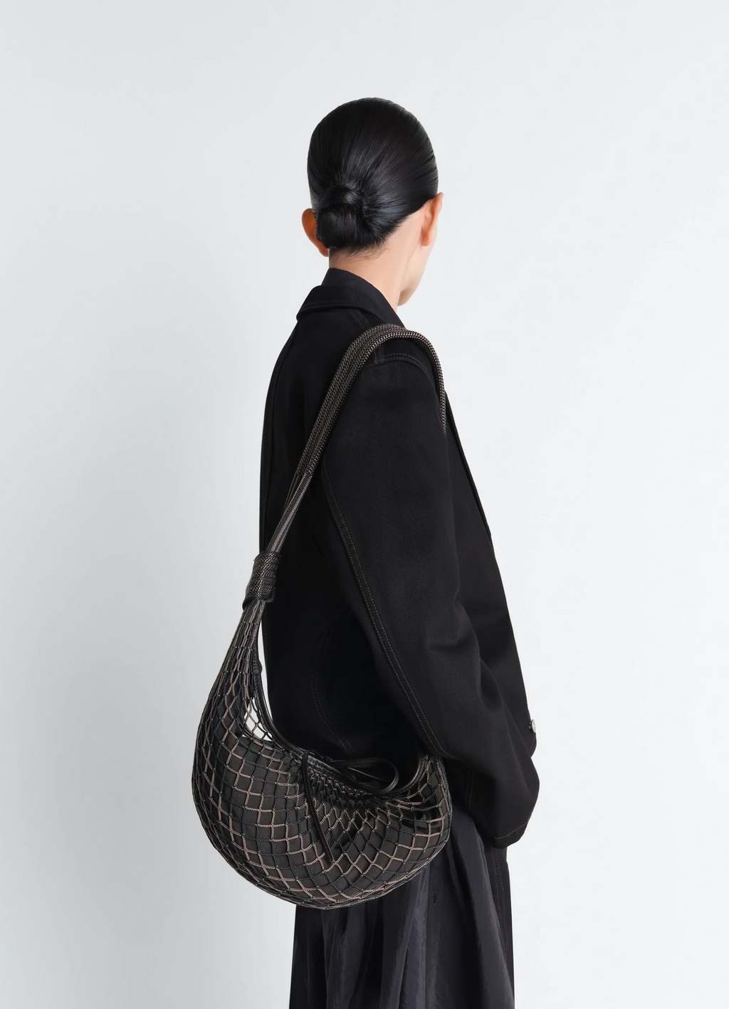 SAC FILET CROISSANT EN POLYESTER