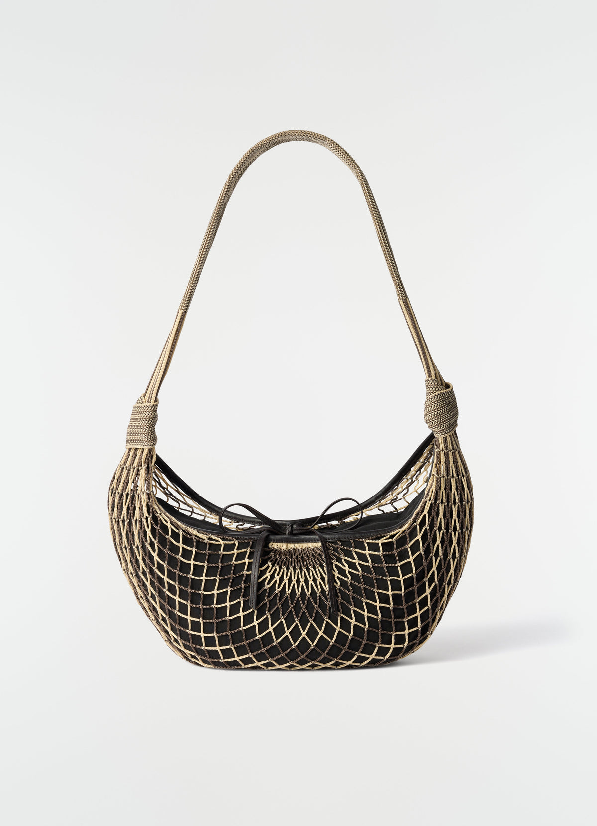 CROISSANT FILT BAG IN POLYESTER NET